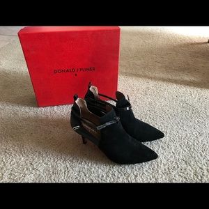 Donald J. Pliner Black Booties